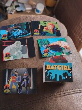 🍁6 card set- THE ADVENTURES OF BATMAN & ROBIN 1995